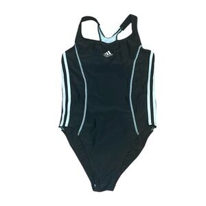 Vintage Adidas Black Racerback swimsuit, Large